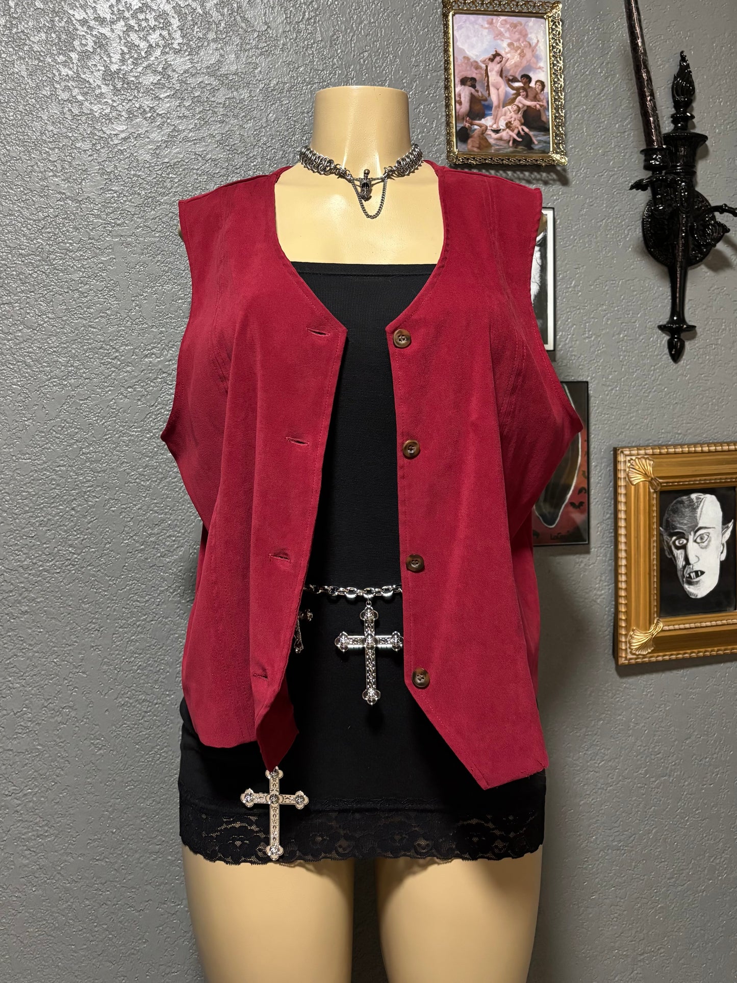 Suede Vest 1X