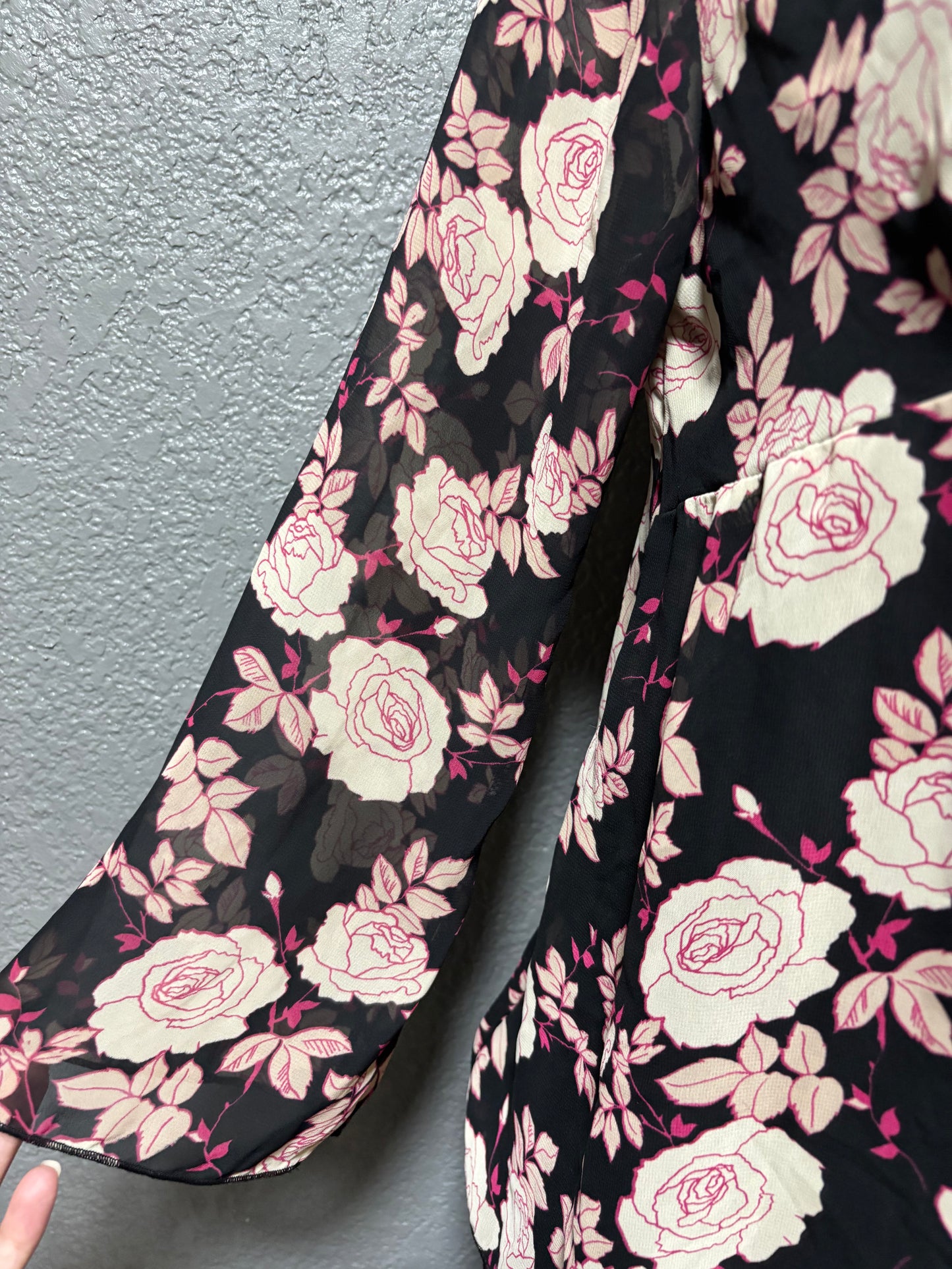 Rose Babydoll Blouse S