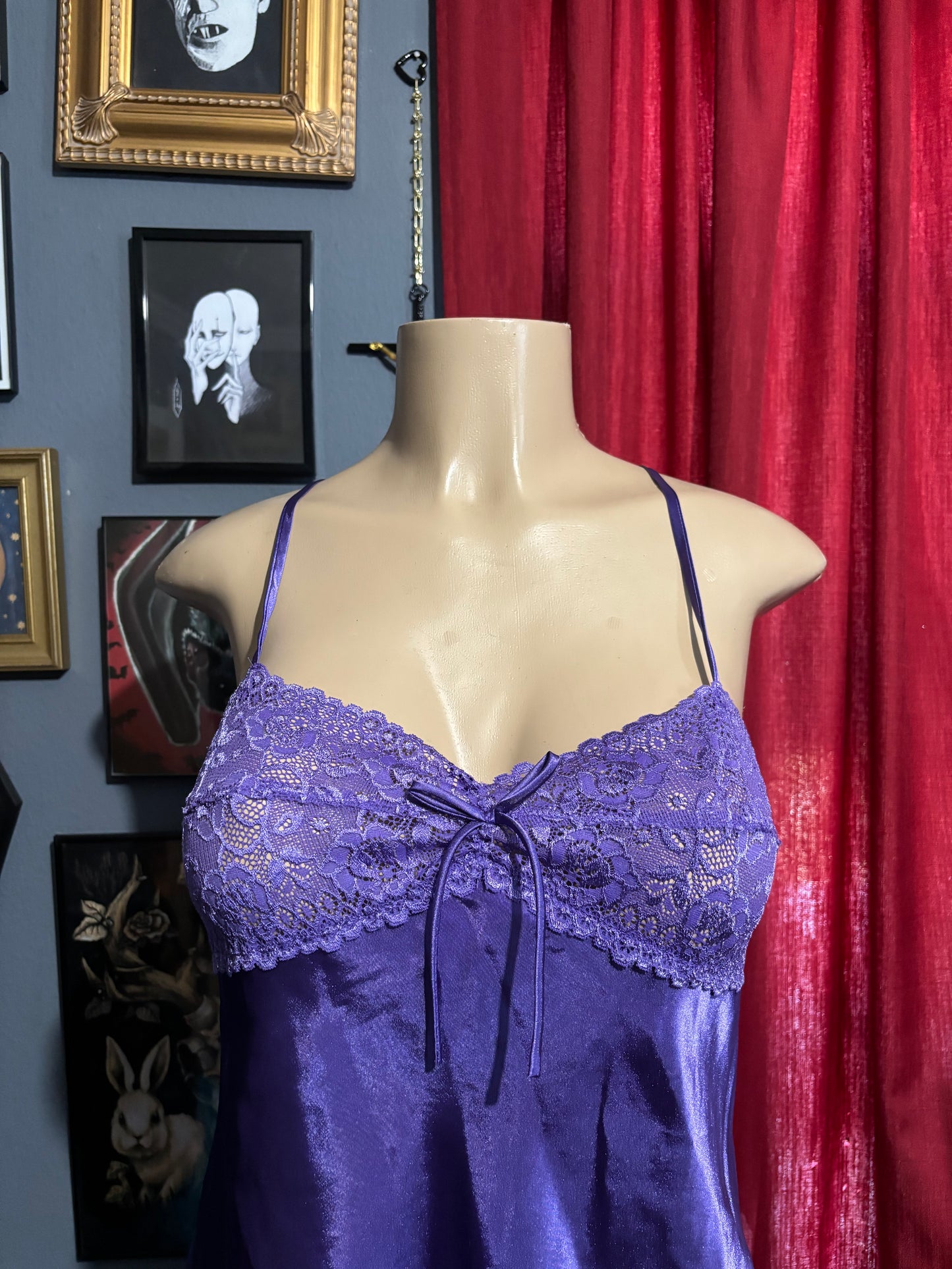 Purple Slip Dress M