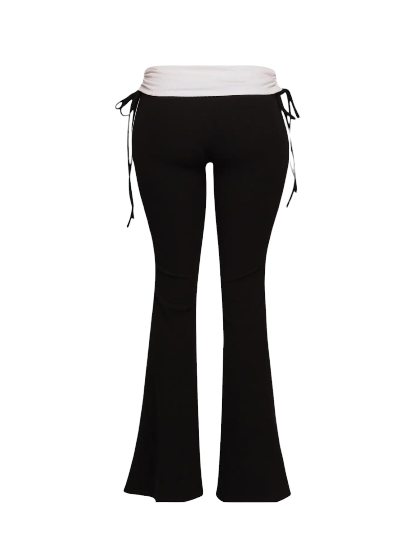 Fatal Contrast Fold-over Pant