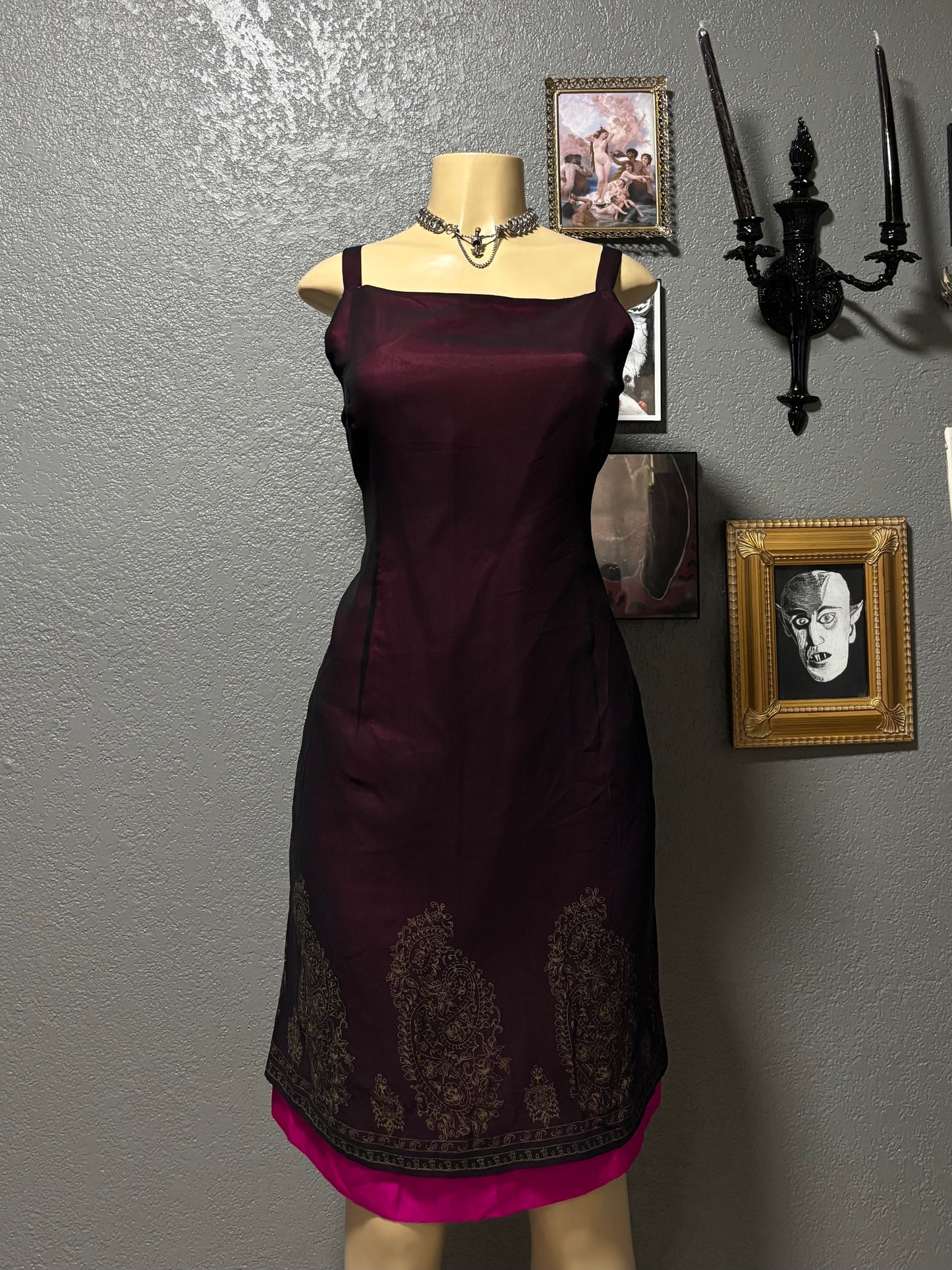 90s Silk Dress L