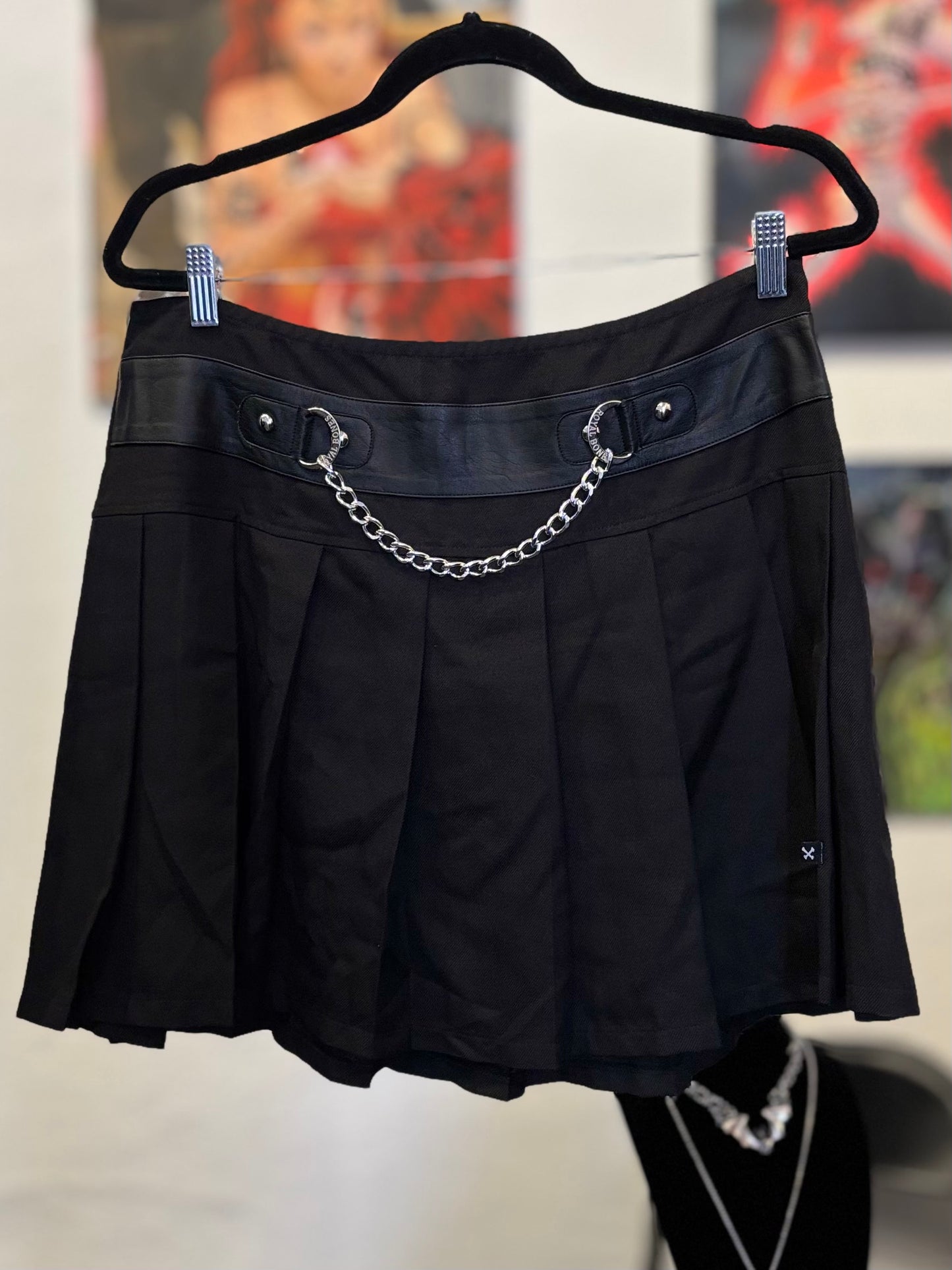 Royal Bones Chain Skirt ( XL )