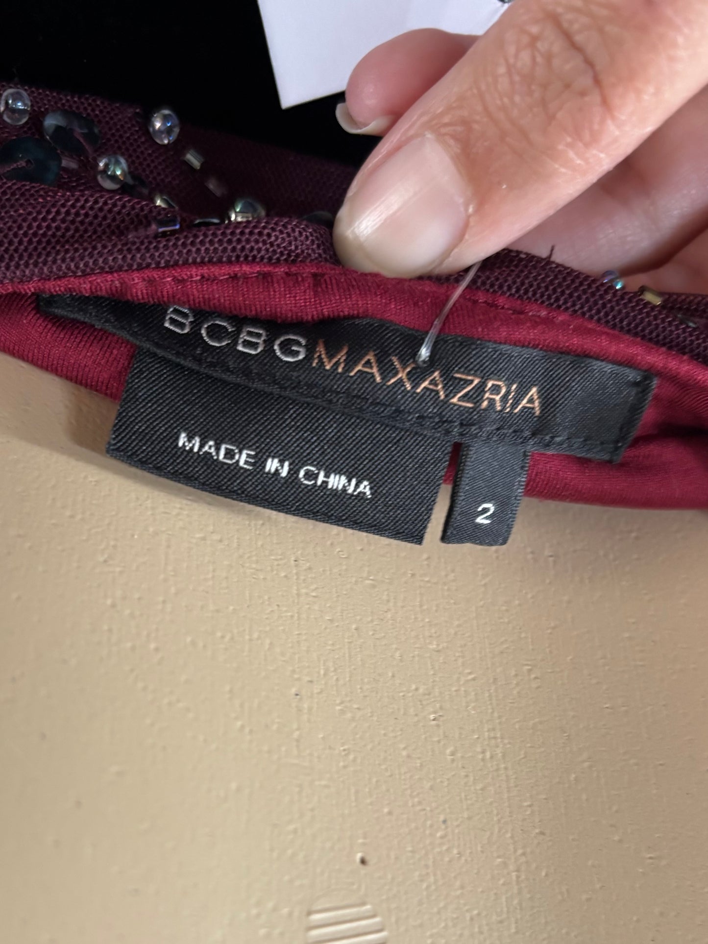 Purple Beaded Dress Small