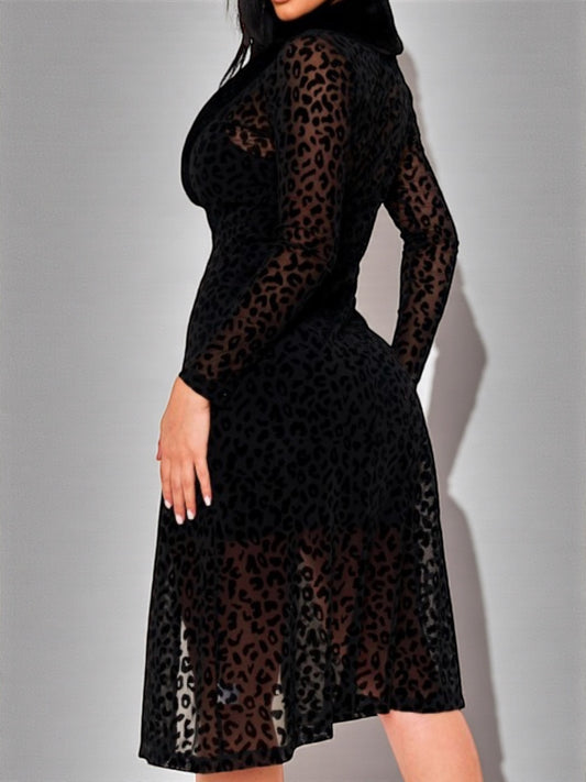 Eartha Leopard Duster