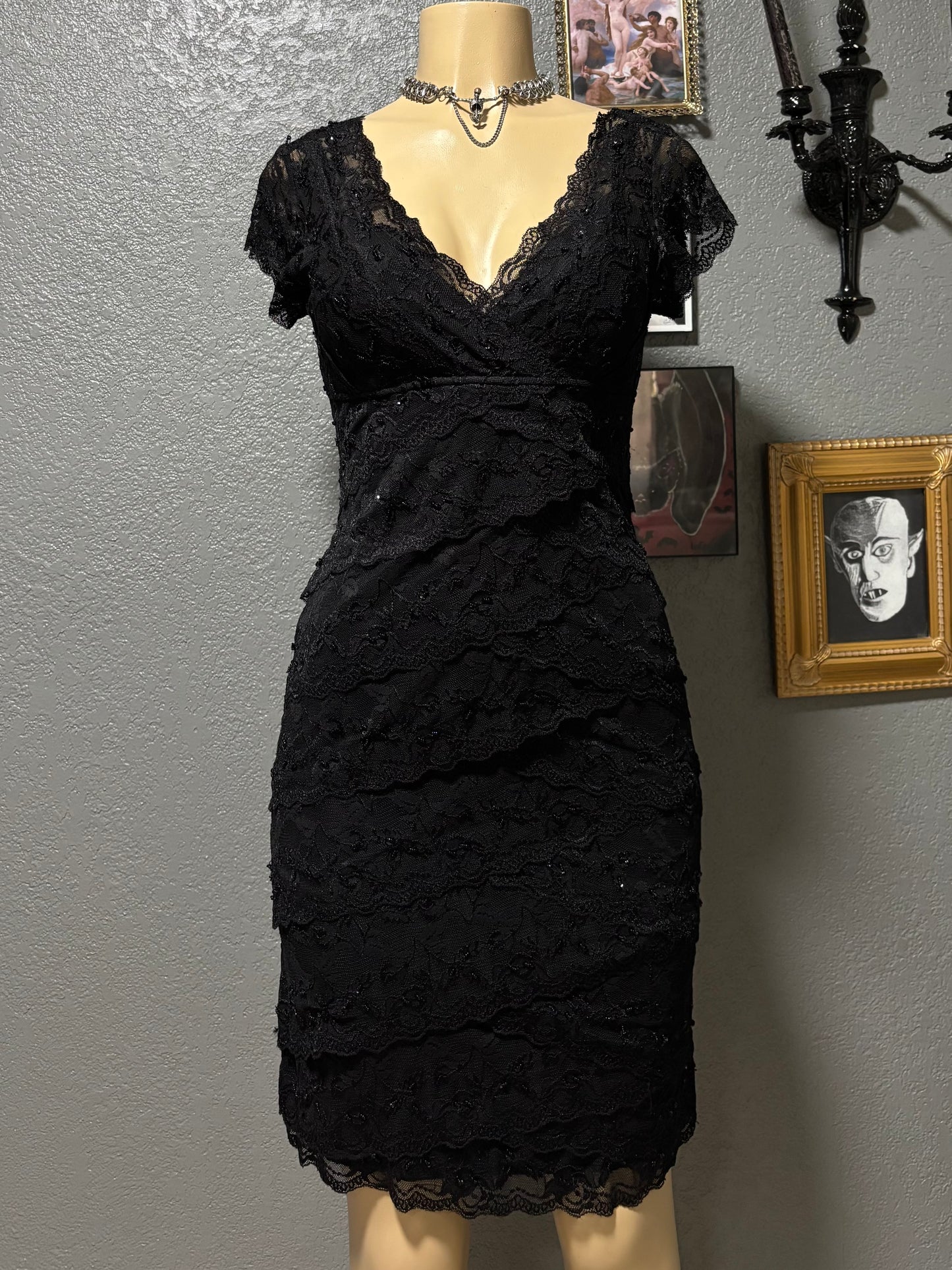 Marina Sequin Dress 6P