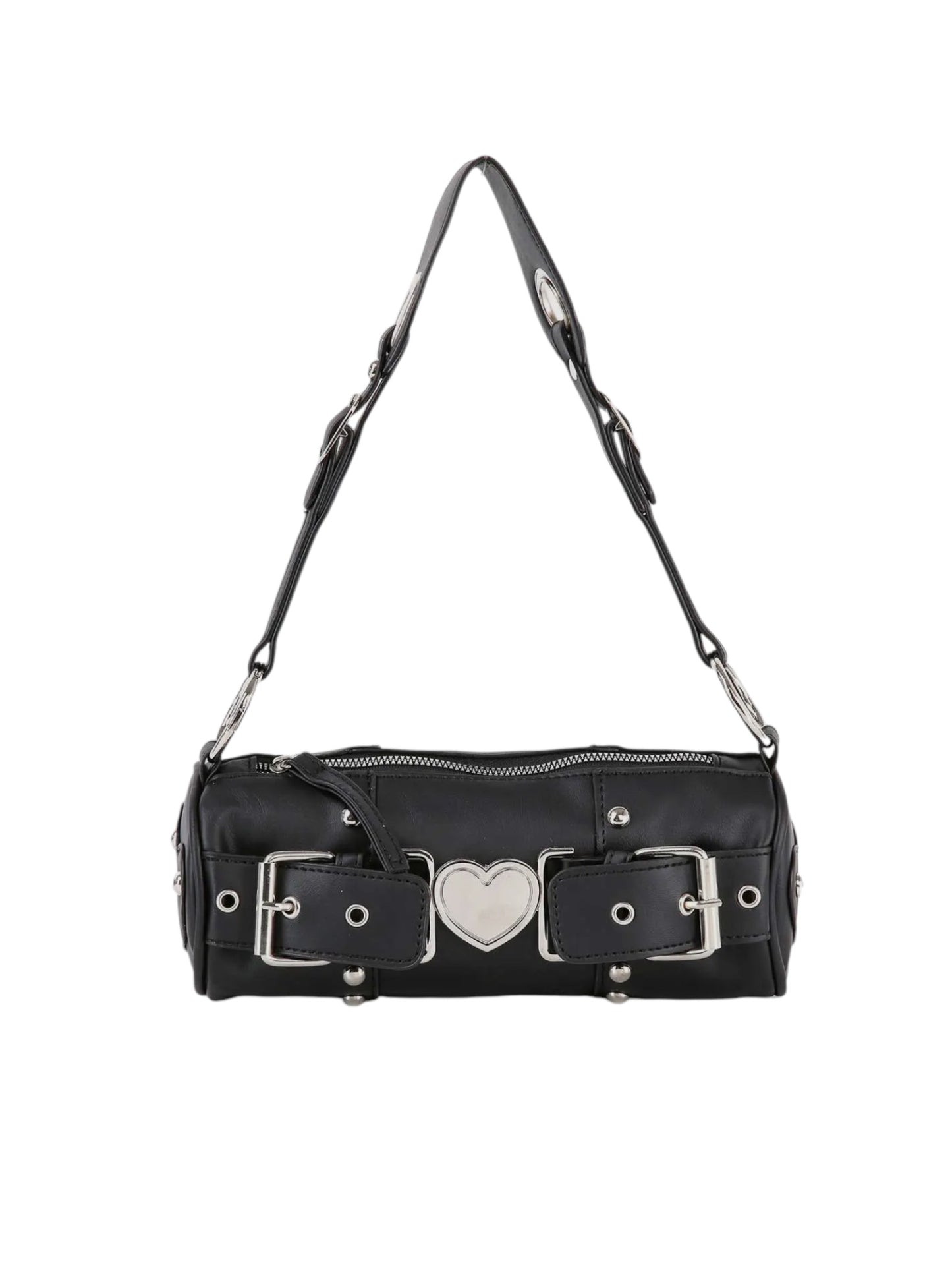 Buckled Heart Handbag