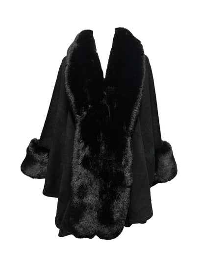 Blair Fur Trim Cape