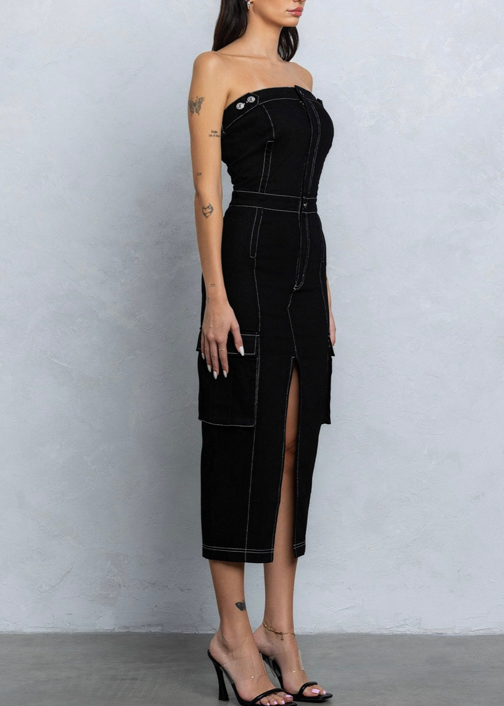 Cargo Midi Dress