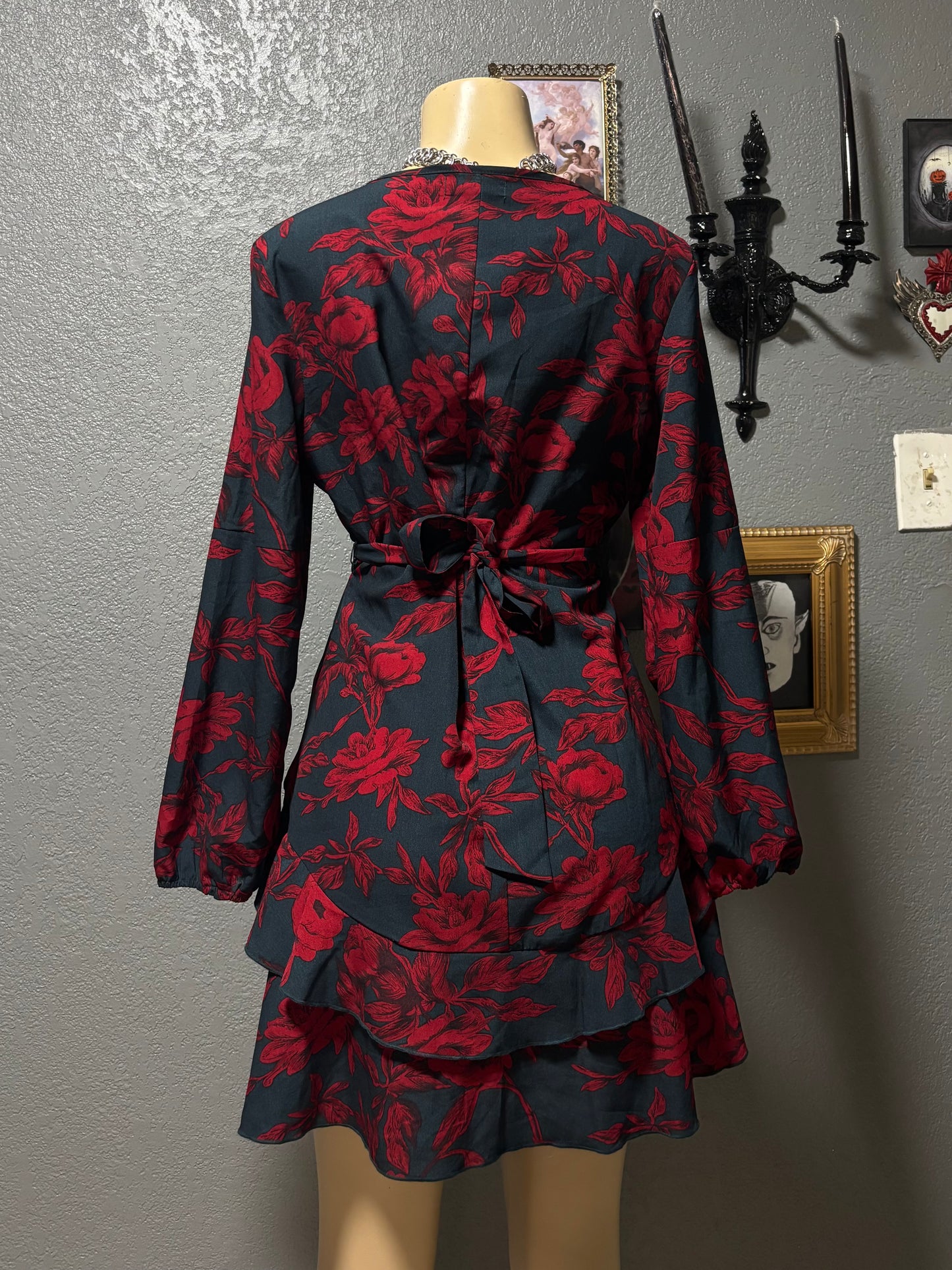 Red Rose Dress M