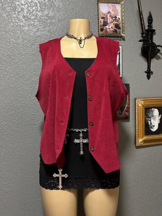 Suede Vest 1X