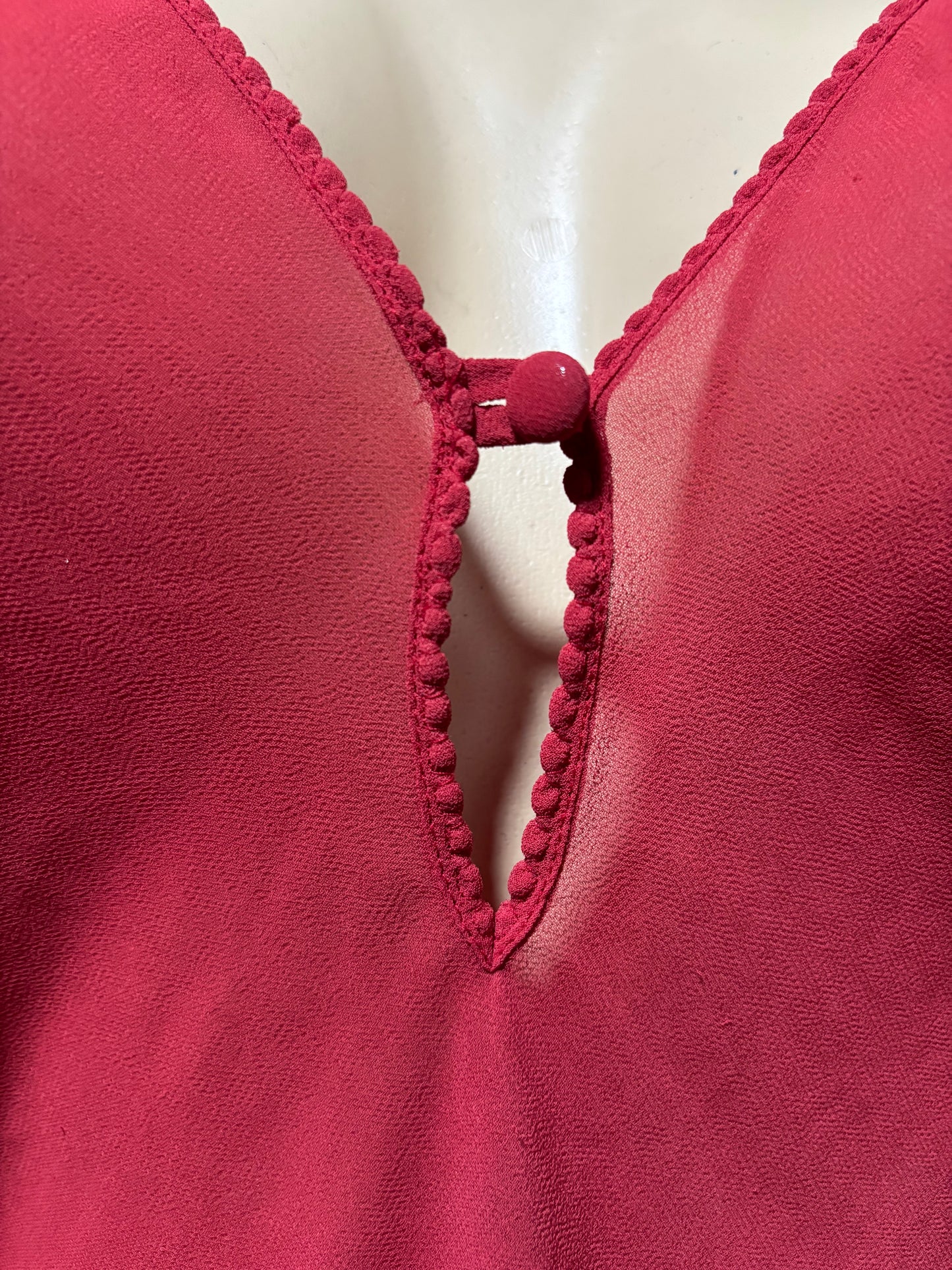VC Sheer Longsleeve Nightdress S