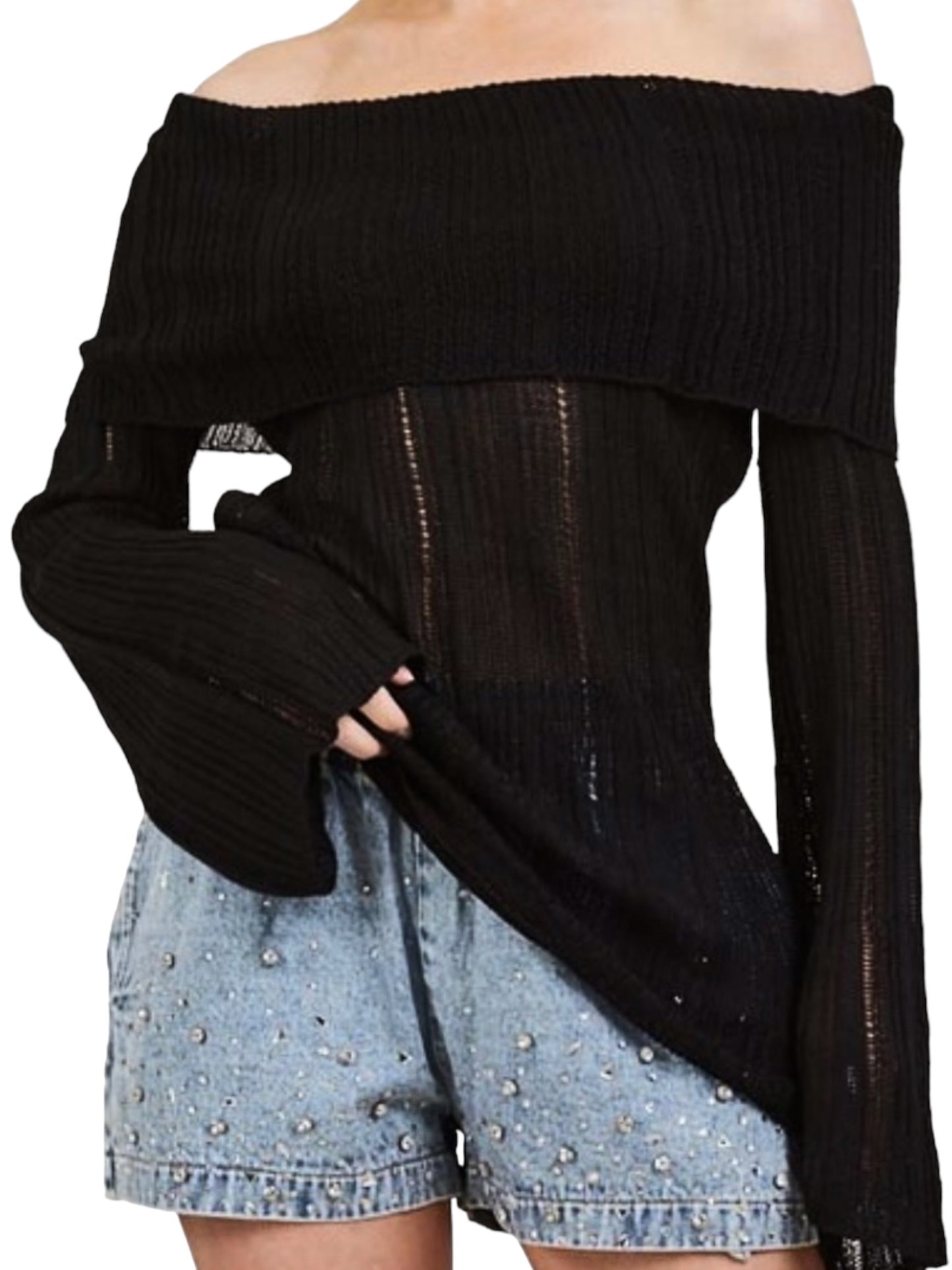 Slash Knit Top