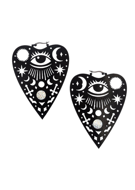 Mystical Ouija Planchette  Earrings