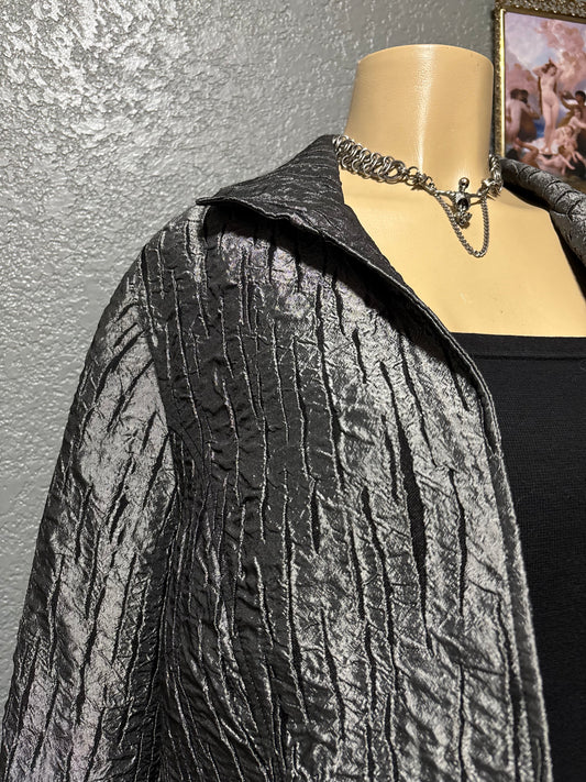 Chicos Silvery Coat Size 2