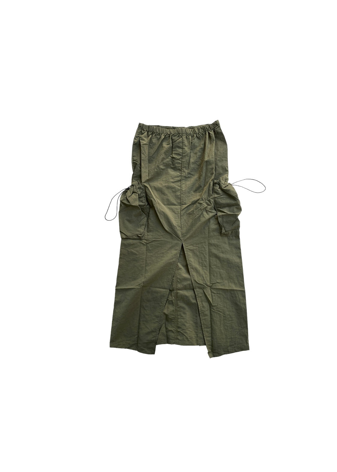 Laced Up Cargo Midi Skirt