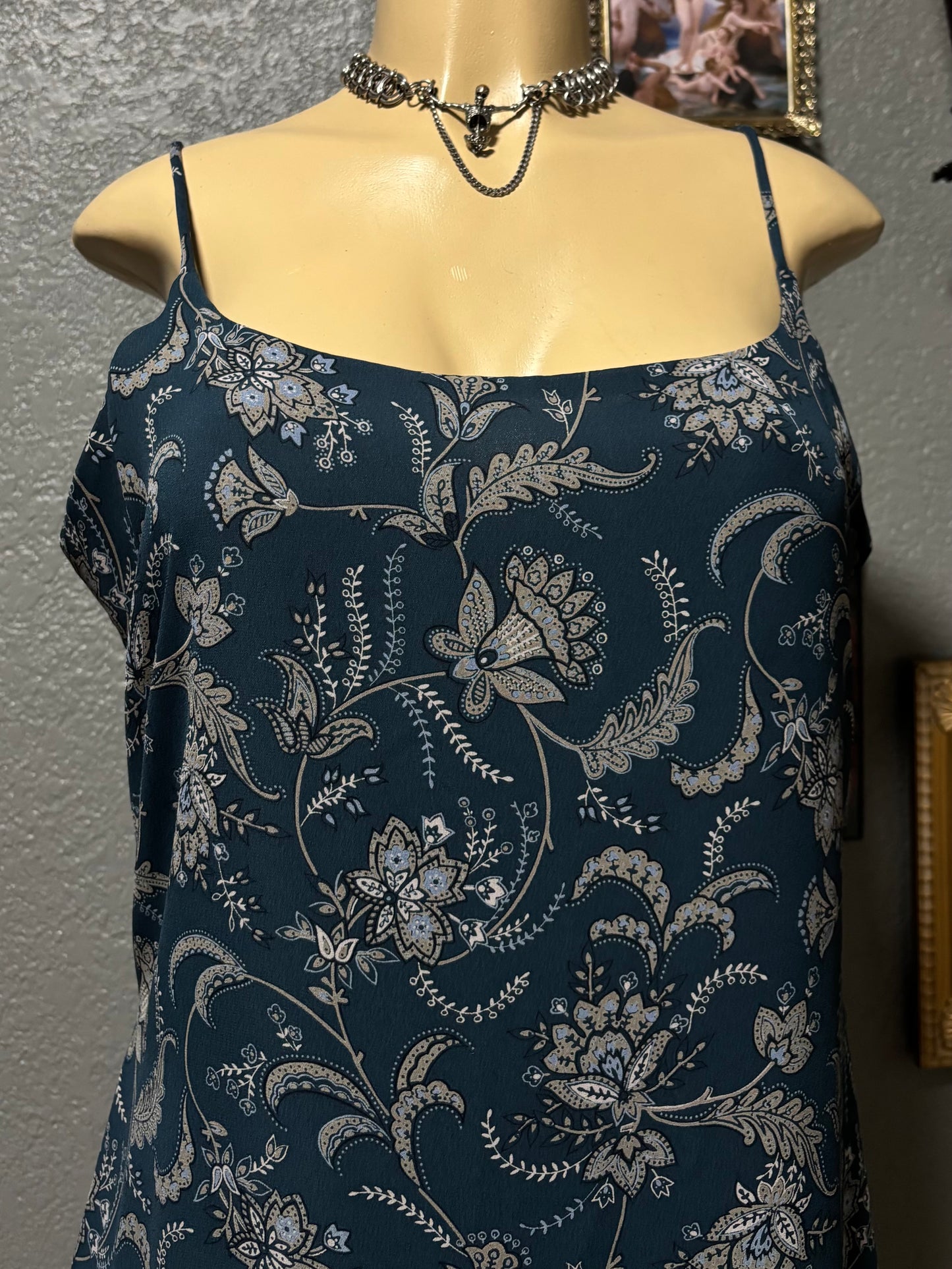 Blue Floral Dress 14