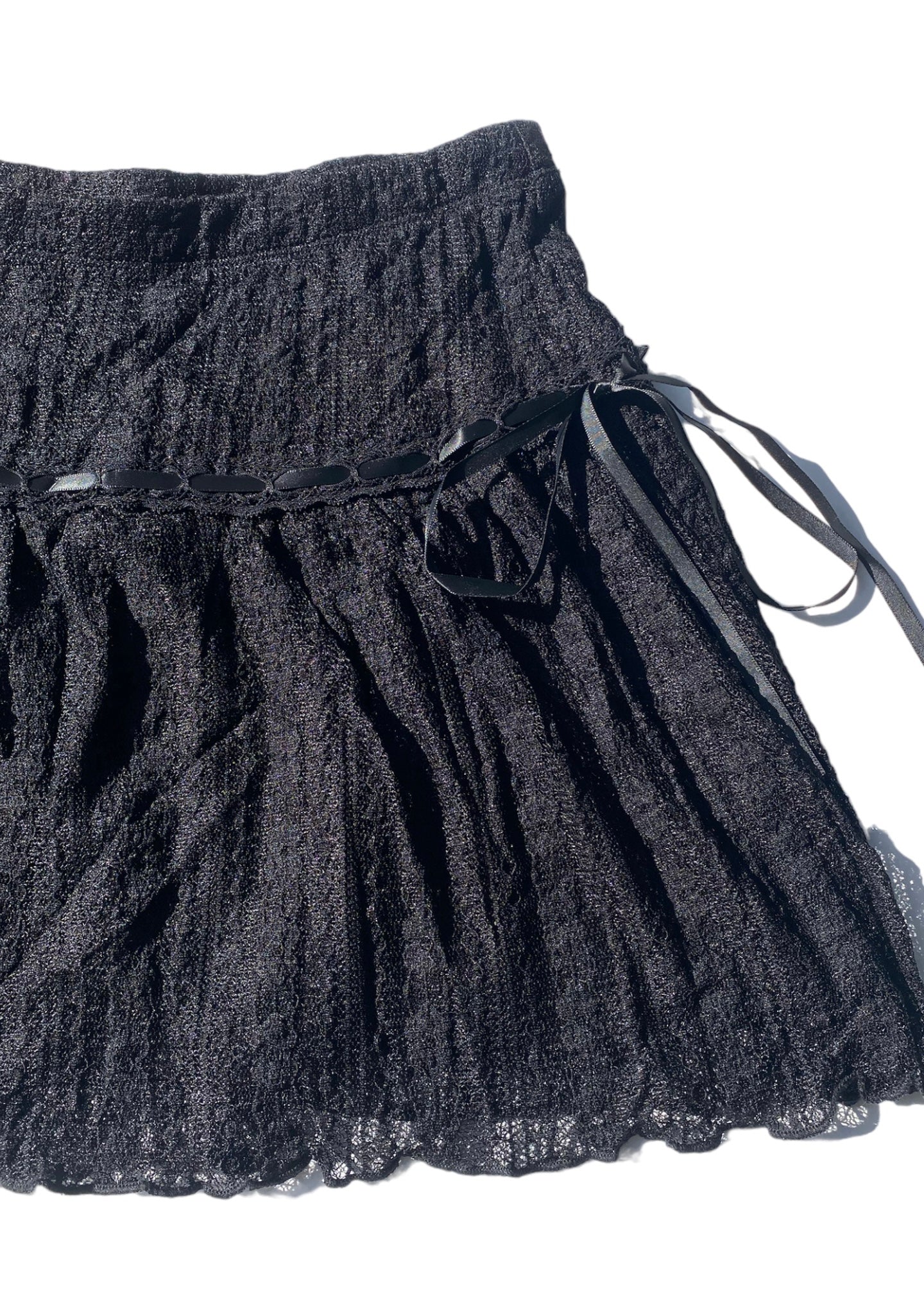 Pleated Mini Skirt