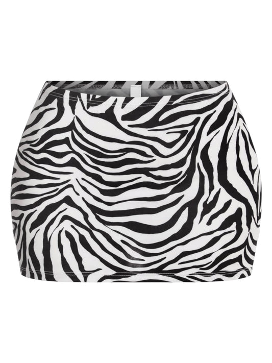 Zebra Mini Skirt
