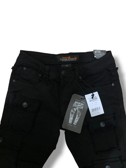 Black Flair Denim Pants Size 30