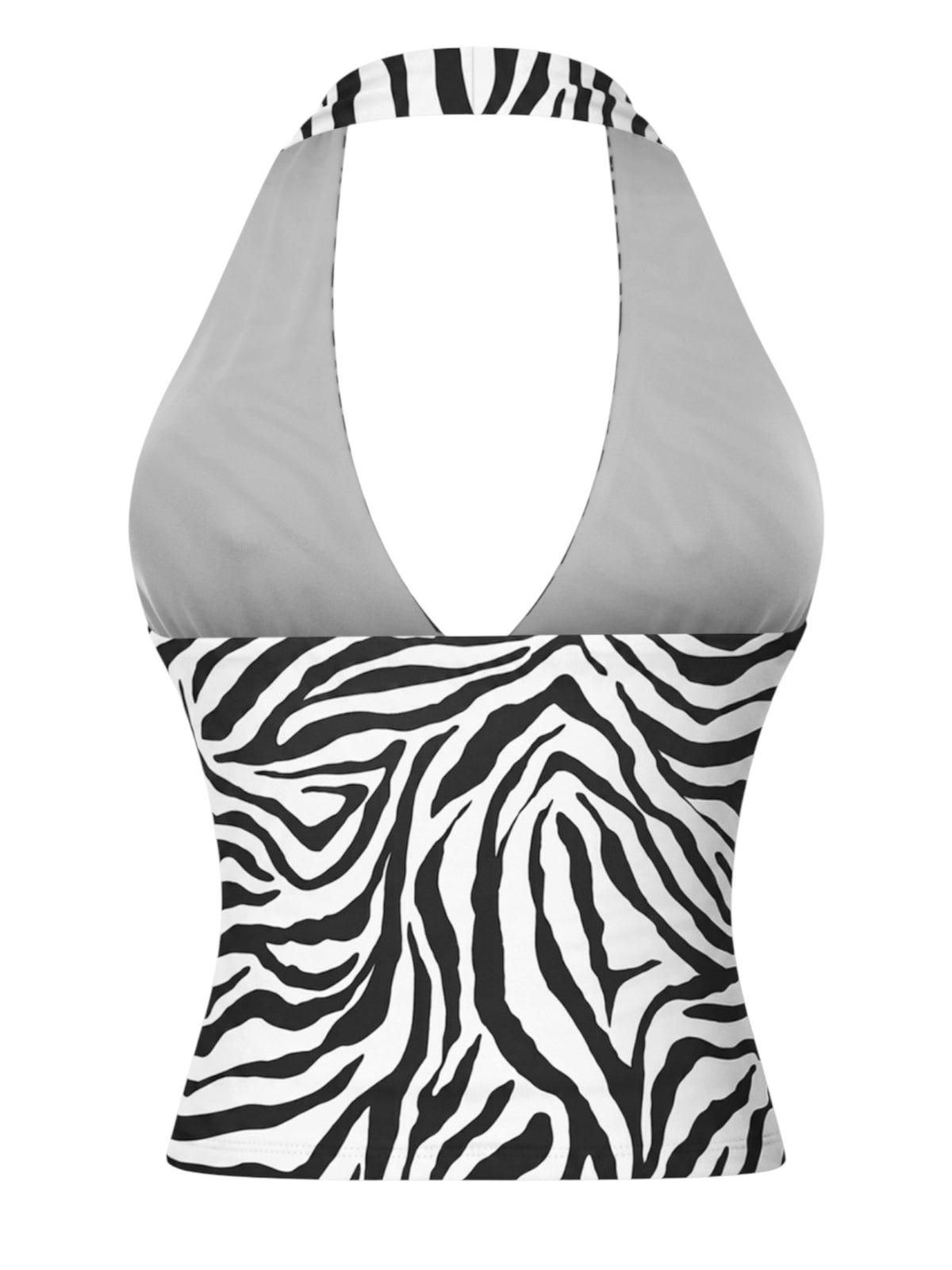 Zebra Halter top
