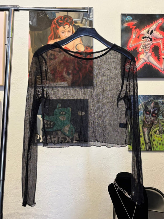 Mesh Longsleeve Top ( Medium )