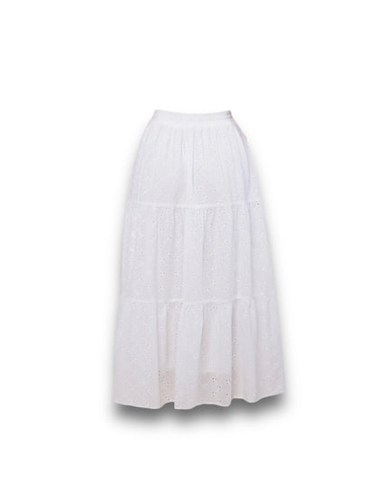 White Flora Skirt