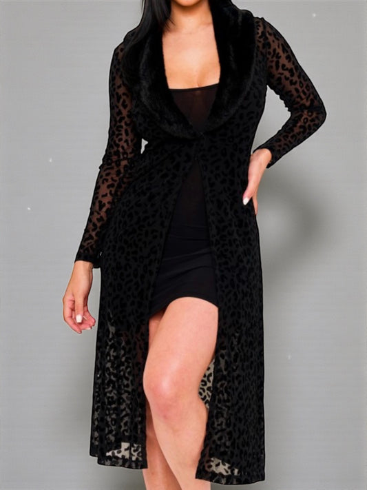 Eartha Leopard Duster