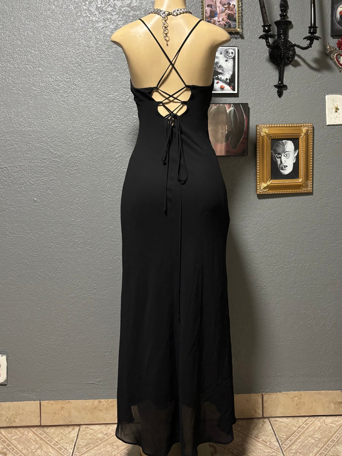 Black Maxi Dress S