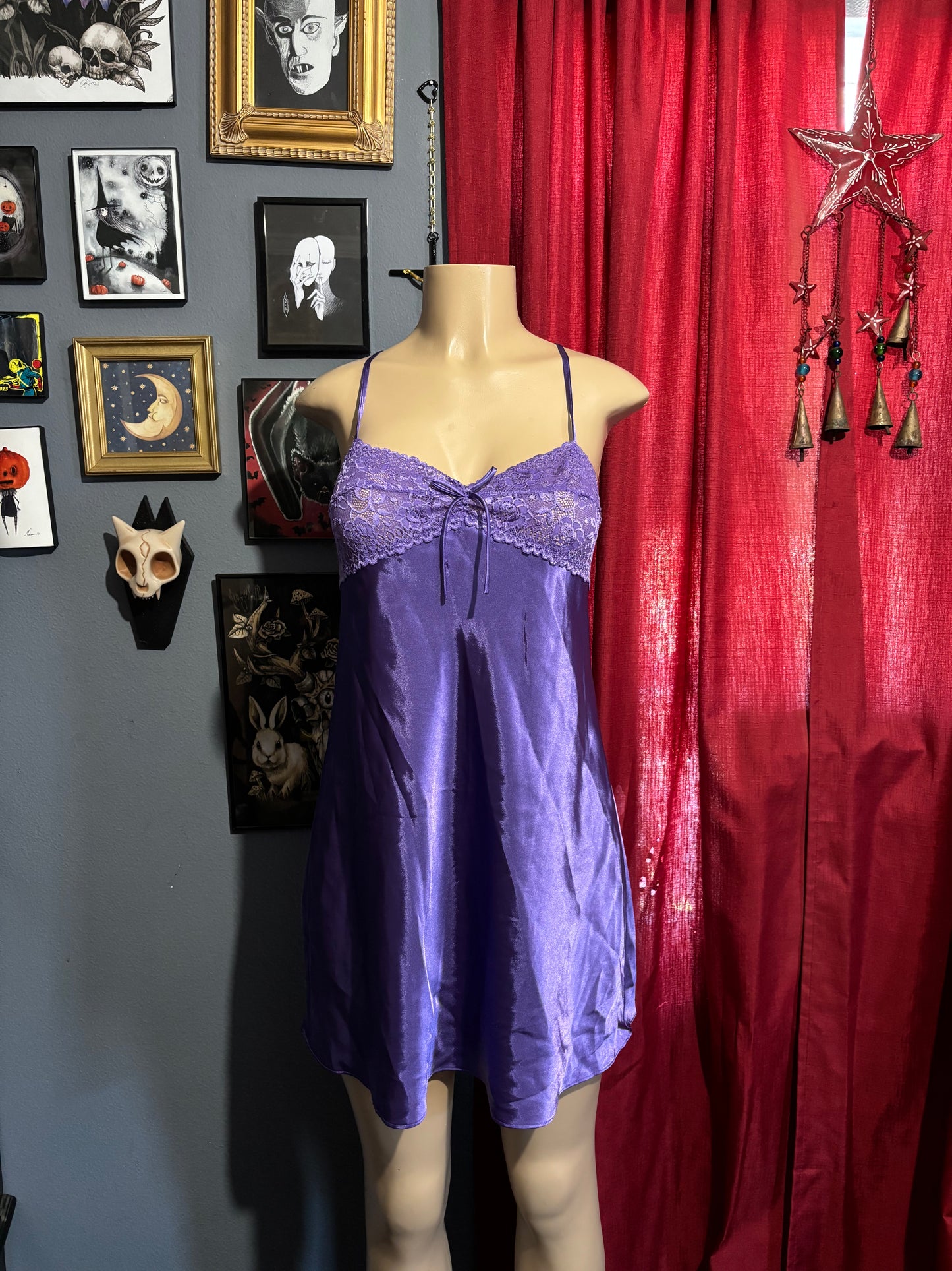 Purple Slip Dress M