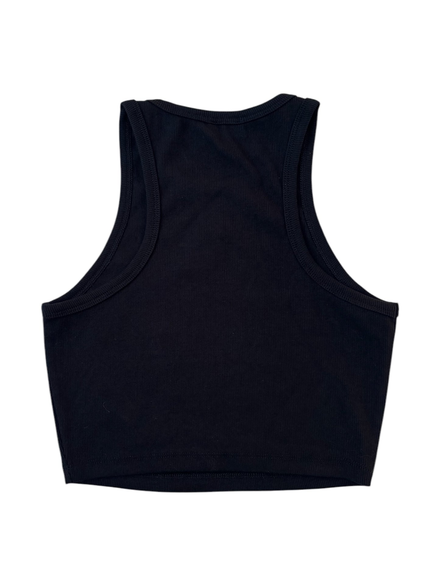 Hi Neck Crop Tank