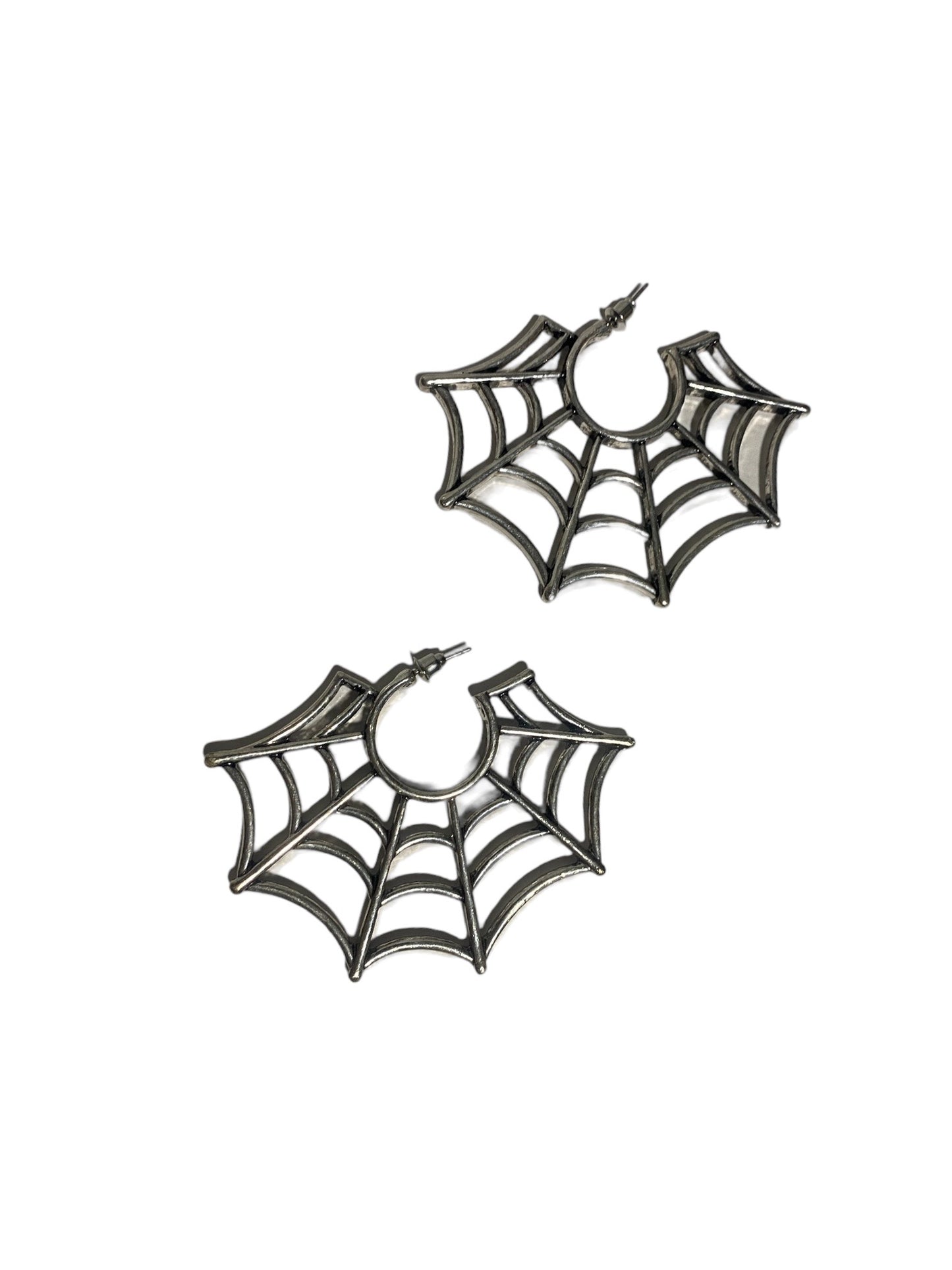 Web Hoop Earrings