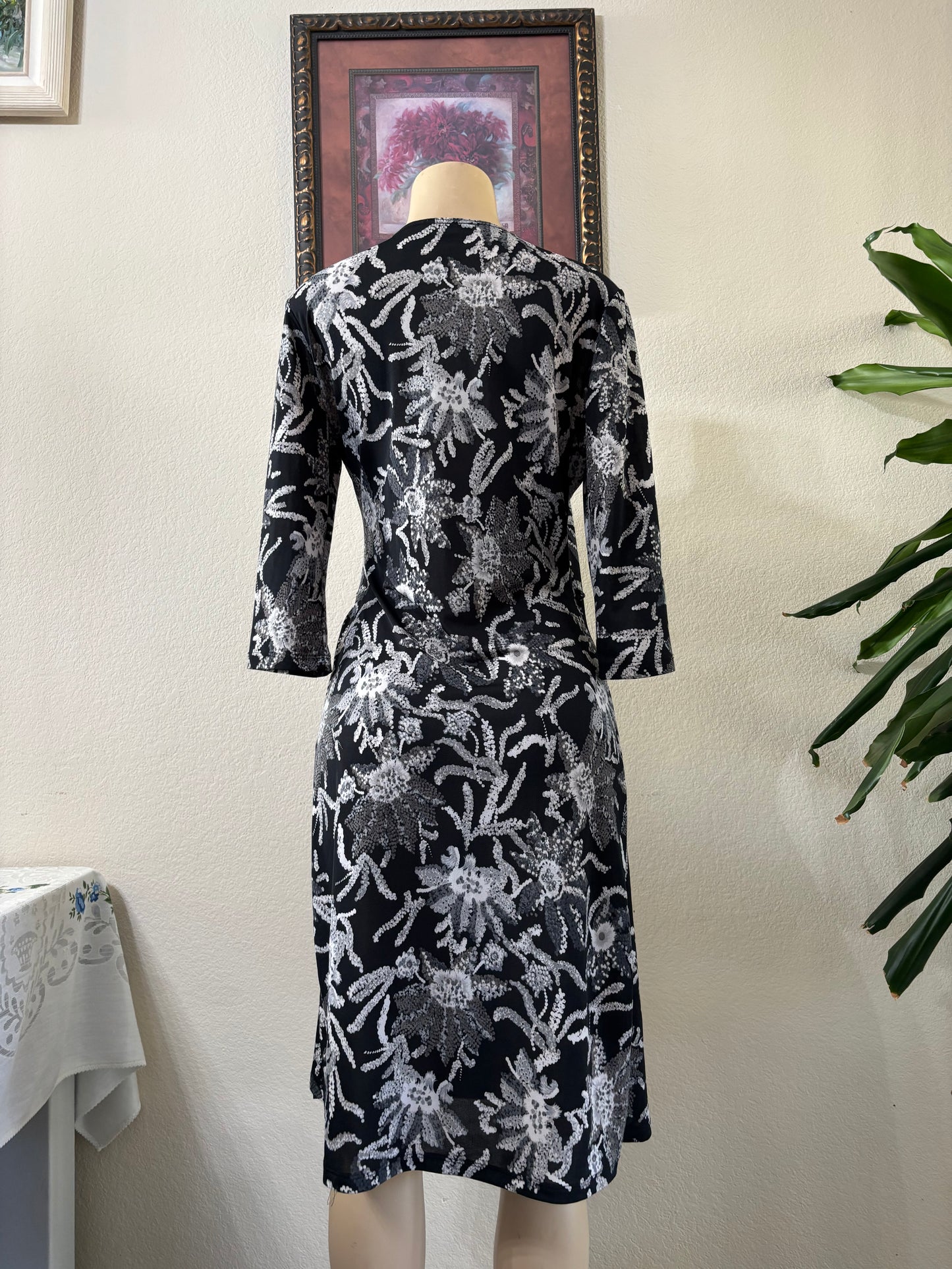 Floral Wrap Dress Size Medium