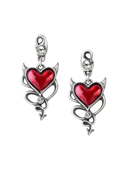 Devil Heart Earrings