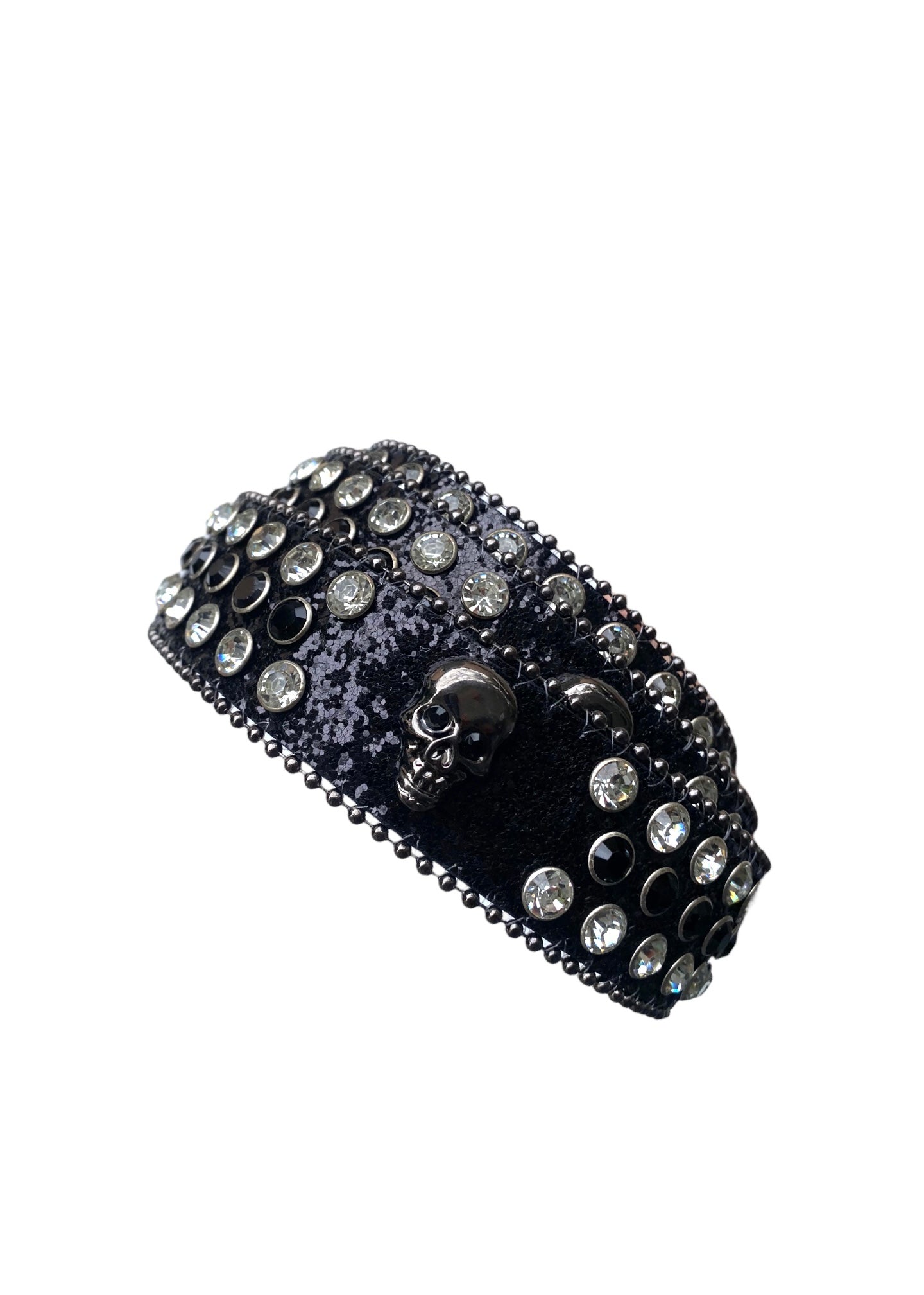 Rhinestone Skull Belt