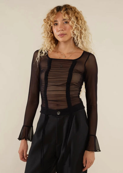 Bess Mesh Top