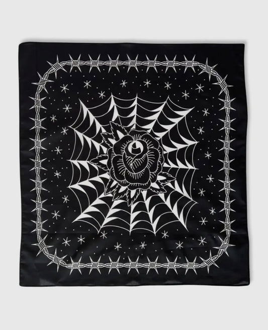 Tinta Black Rose Tattoo Bandana