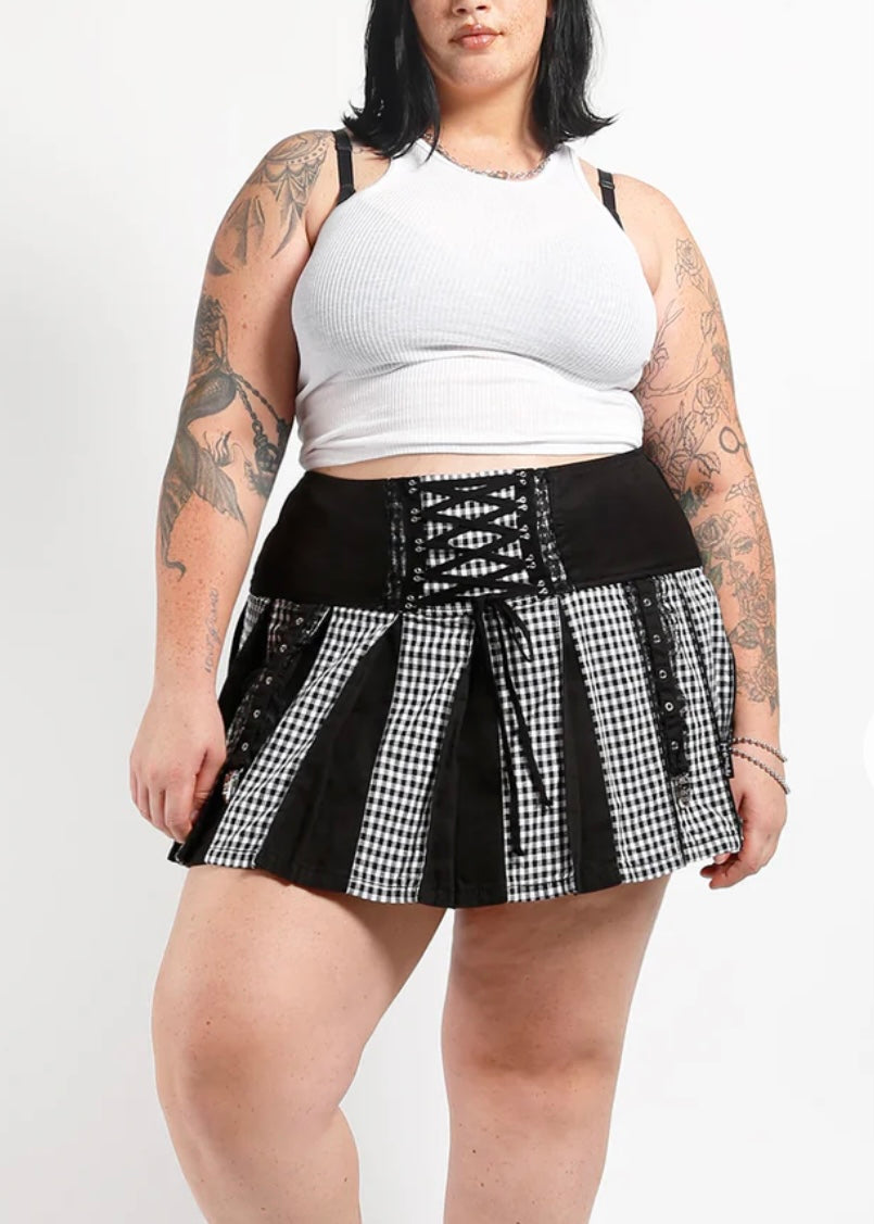 Bo Peep Garter Pleated Skirt