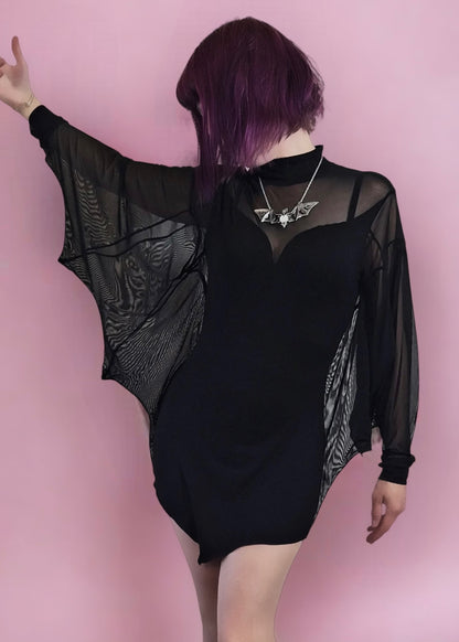 Cybele Bat Wing Mini Dress