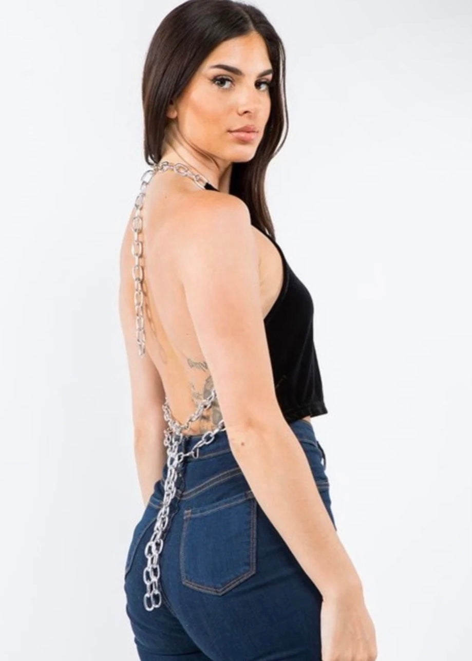 Vxm Alice Chain Halter Top