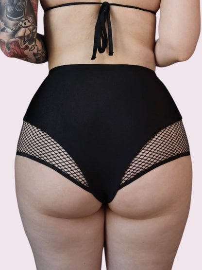 High Waisted Fishnet Bottoms