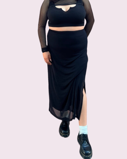 Shel Mesh Skirt